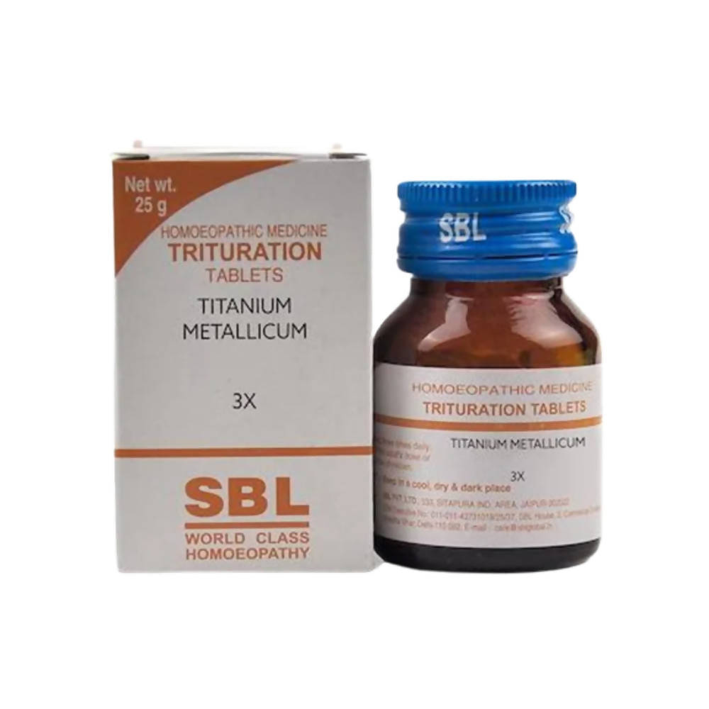 SBL Homeopathy Titanium Metallicum Trituration Tablets - Distacart::33370349600927