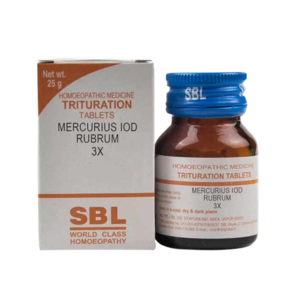 SBL Homeopathy Mercurius Iod Rubrum Trituration Tablets - Distacart::34806375088287