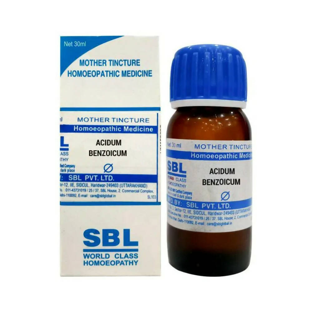 SBL Homeopathy Acidum Benzoicum Mother Tincture Q - Distacart::34868790362271