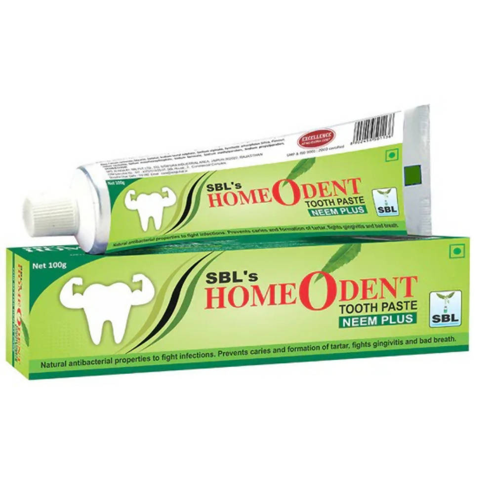 SBL Homeopathy Homeodent Neem Plus Toothpaste - Distacart::33520143368351