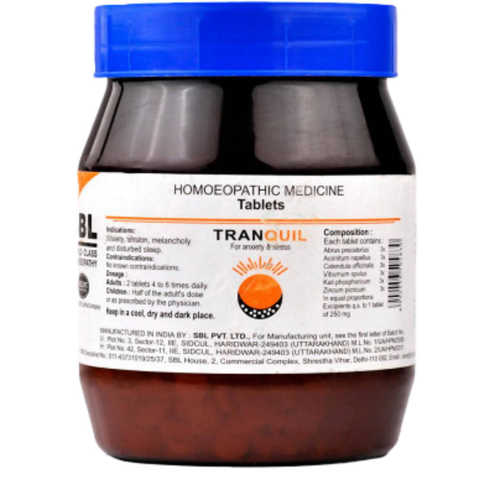 SBL Homeopathy Tranquil Tabs 450 Gm::28859896529055