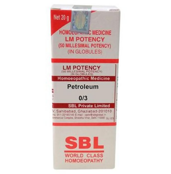 SBL Homeopathy Petroleum Globules - Distacart::36552067088543