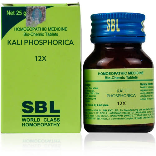 SBL Homeopathy Kali Phosphoricum Biochemic Tablets::31746380038303