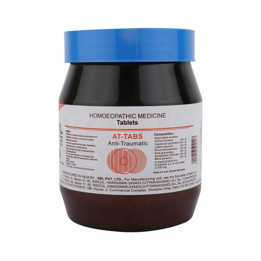 SBL Homeopathy AT-Tabs Ant - Traumatic Tablets - Distacart::34866140971167