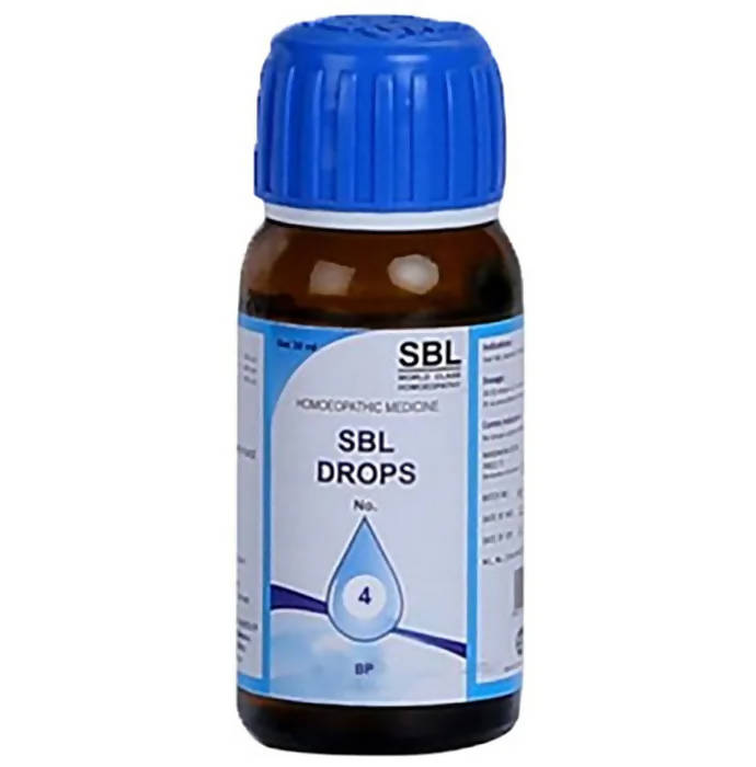 SBL Homeopathy Drops No. 4 - Distacart::33470249631903