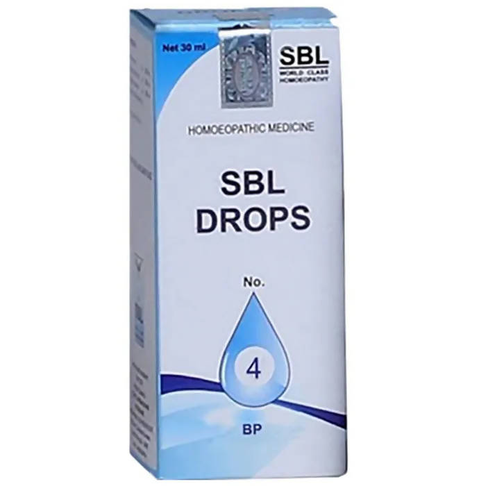 SBL Homeopathy Drops No. 4 - Distacart::33470249599135
