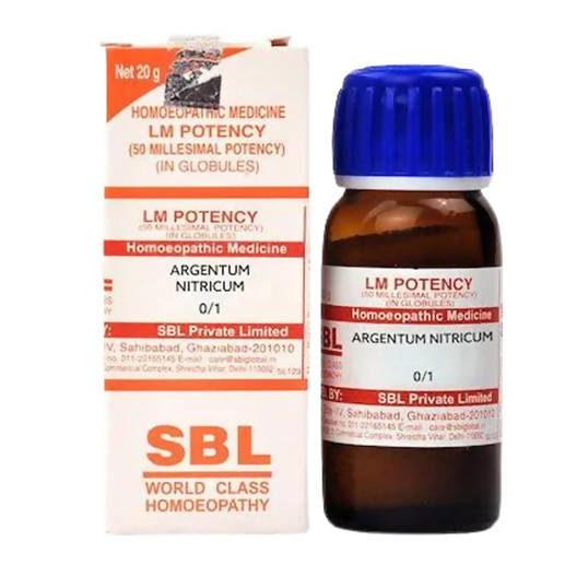SBL Homeopathy Argentum Nitricum LM Potency::32501456568479