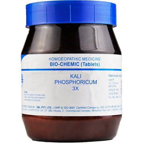 SBL Homeopathy Kali Phosphoricum Biochemic Tablets::31746379972767