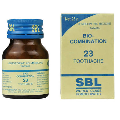 SBL Homeopathy Bio-Combination 23 Toothache Tablets::31799036674207