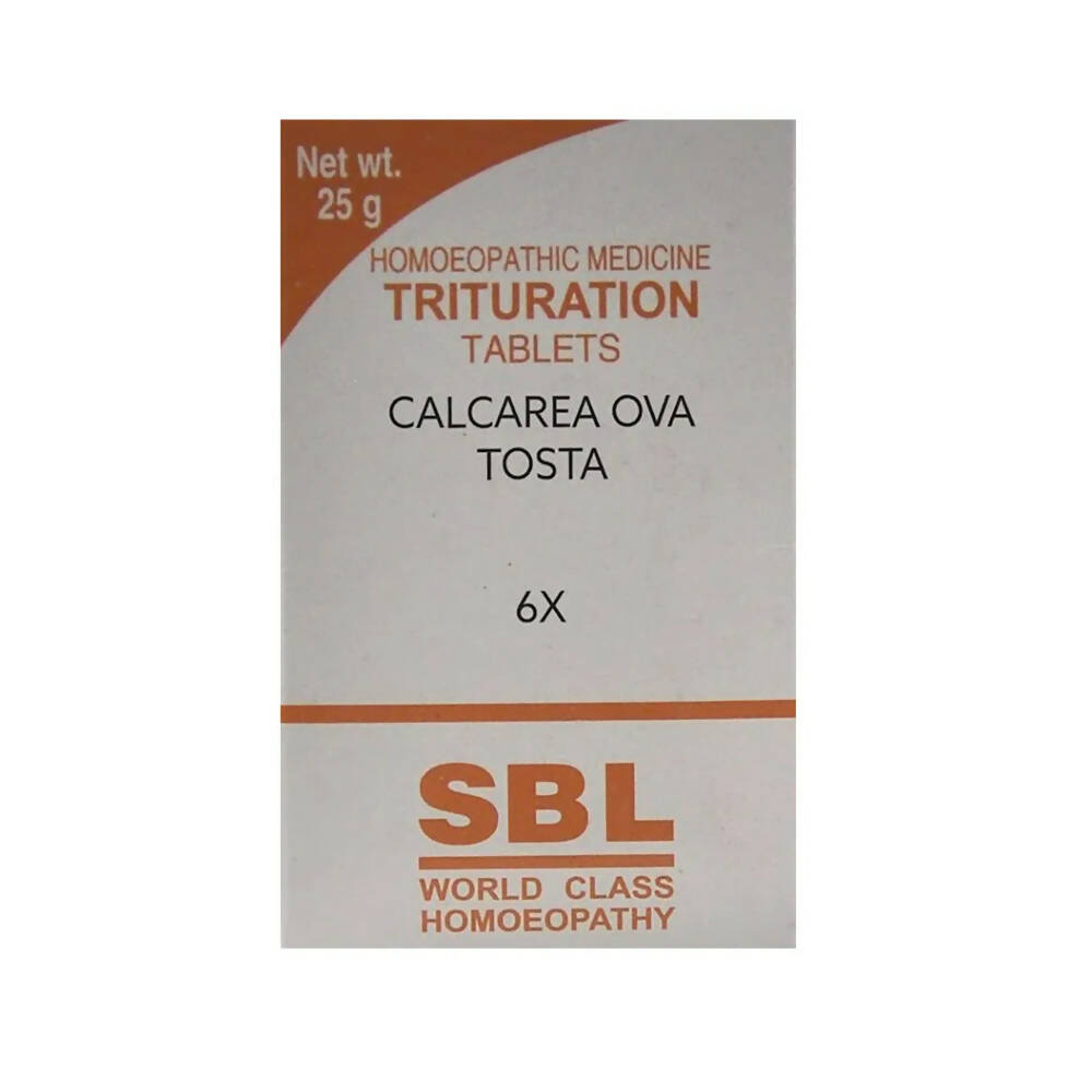 SBL Homeopathy Calcarea Ova Tosta Trituration Tablets - Distacart::34865820500127