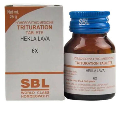 SBL Homeopathy Hekla Lava Trituration Tablets - Distacart::34811182940319