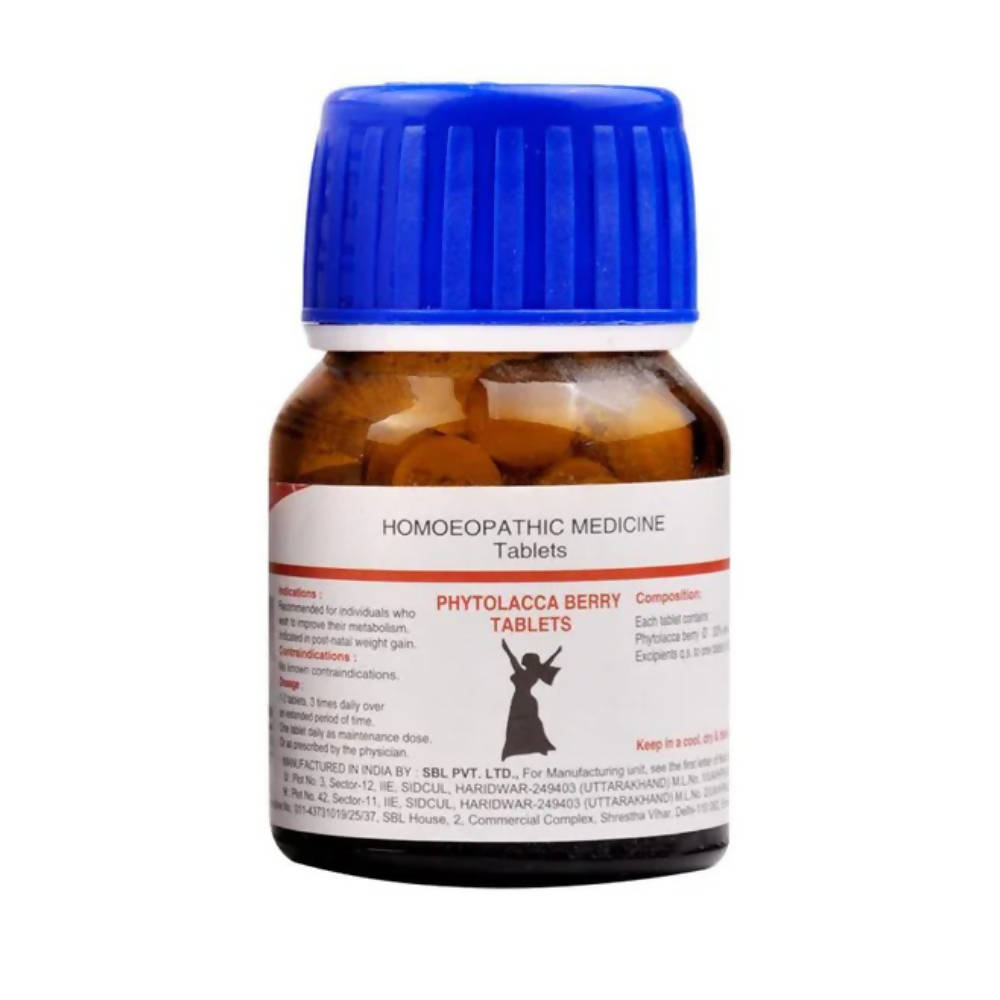 SBL Homeopathy Phytolacca Berry Tablets - Distacart::33525068005535