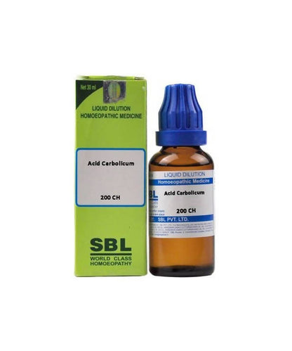 SBL Homeopathy Acid Carbolicum Dilution - Distacart::30303534416031