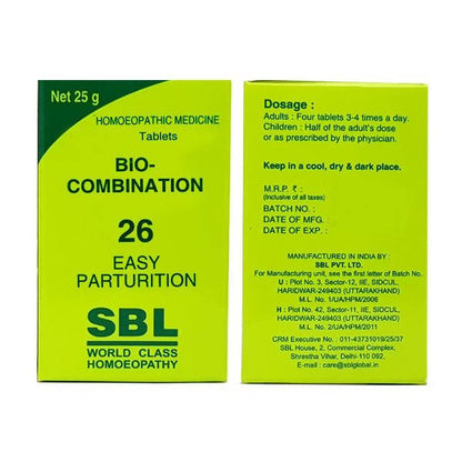SBL Homeopathy Bio-Combination 26 Tablets 25gm::29485623345311