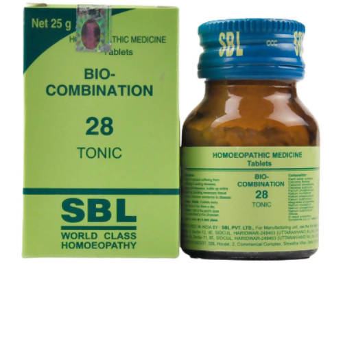 SBL Homeopathy Bio-Combination 28 Tablets - Distacart::29854452088991