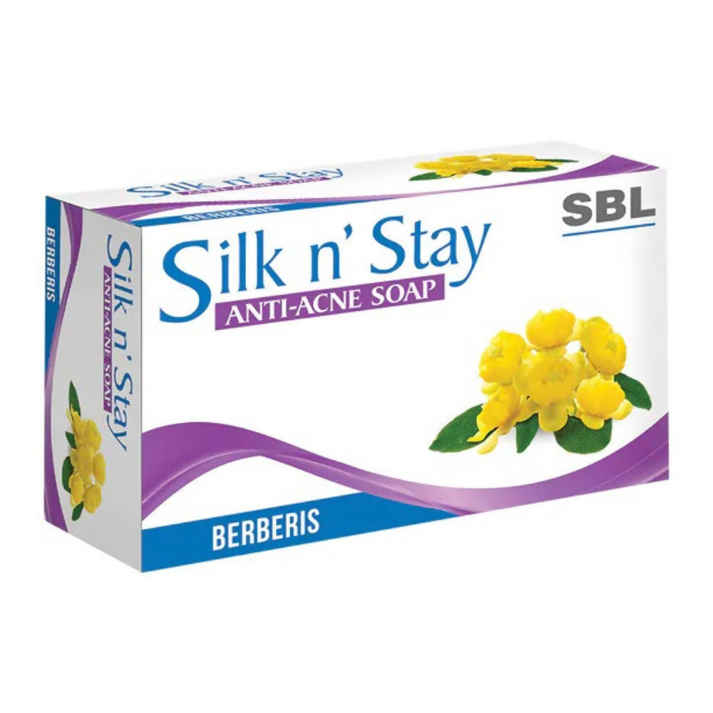 SBL Homeopathy Silk N Stay Anti Acne Berberis Soap - Distacart::33525084487839