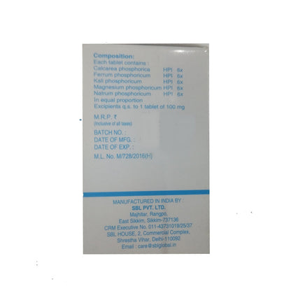 SBL Homeopathy Five Phos Tablet::32260269998239
