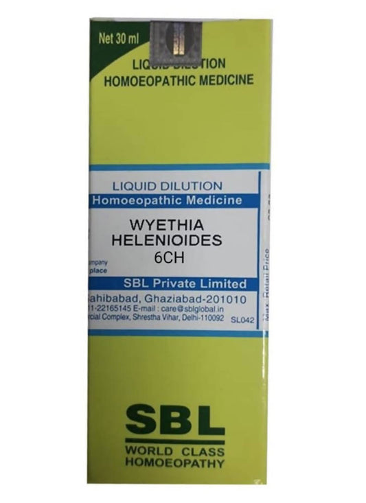 SBL Homeopathy Wyethia Helenioides Dilution::31715565142175