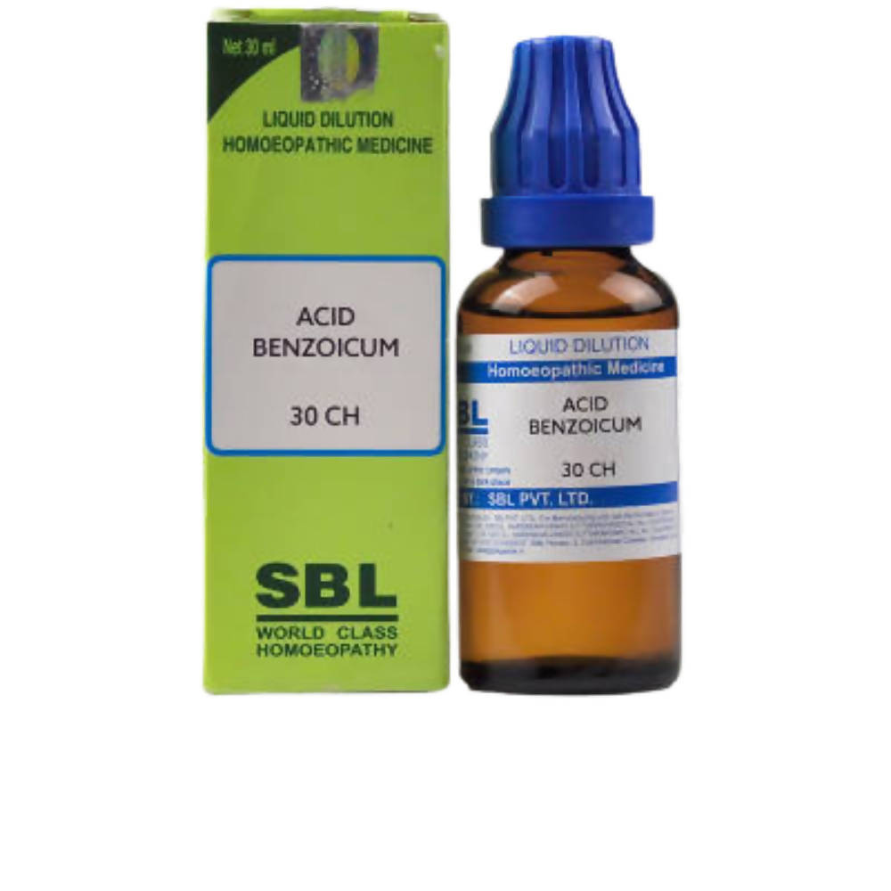 SBL Homeopathy Acid Benzoicum Dilution - Distacart::28325947572383