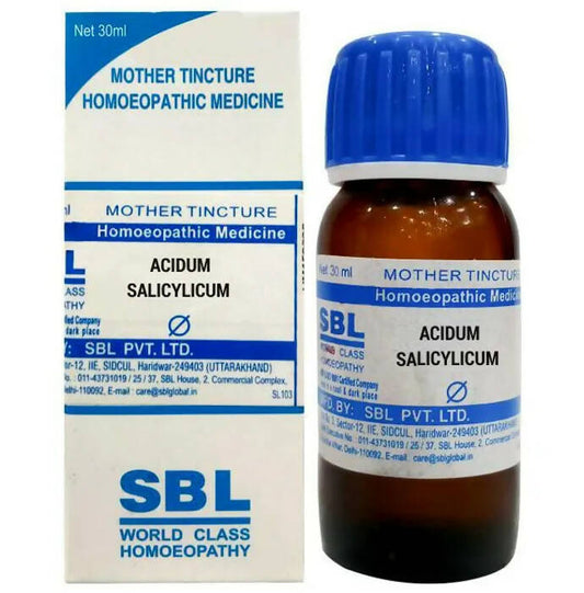 SBL Homeopathy Acidum Salicylicum Mother Tincture Q - Distacart::34868785774751
