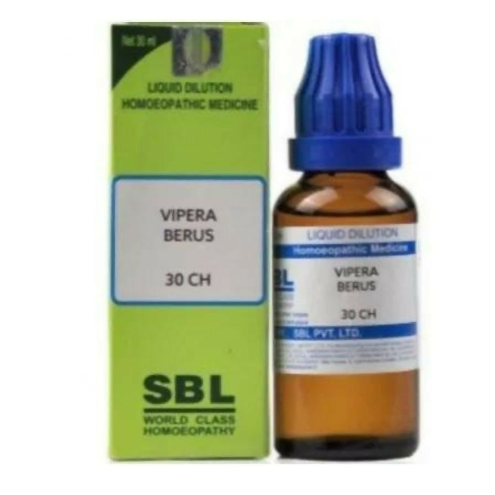 SBL Homeopathy Vipra Berus Dilution - Distacart::39258747797663
