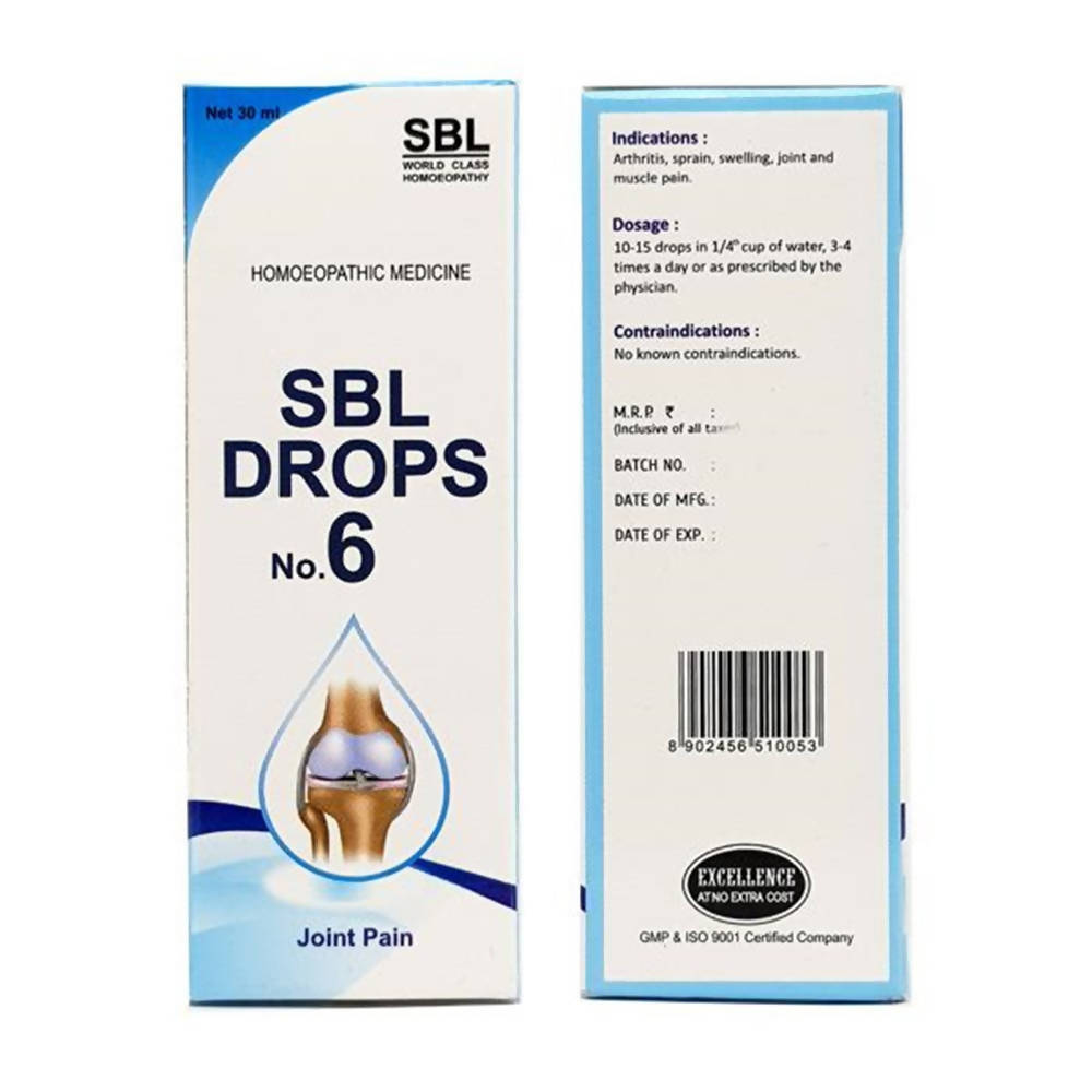 SBL Homeopathy Drops No.6 online::29500073967775