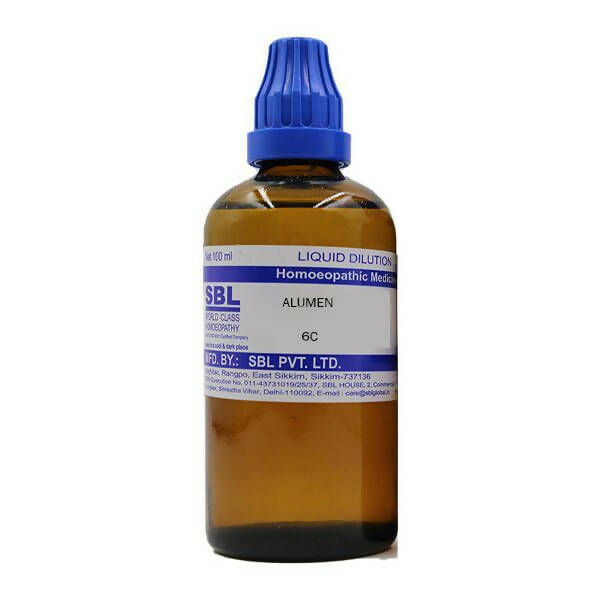 SBL Homeopathy Alumen Dilution - Distacart::36646919700639