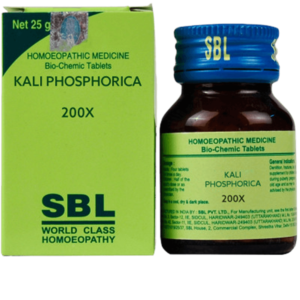 SBL Homeopathy Kali Phosphoricum Tablet 200X::20558674231455