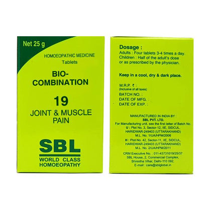 SBL Homeopathy Bio-Combination 19 ::29048188829855