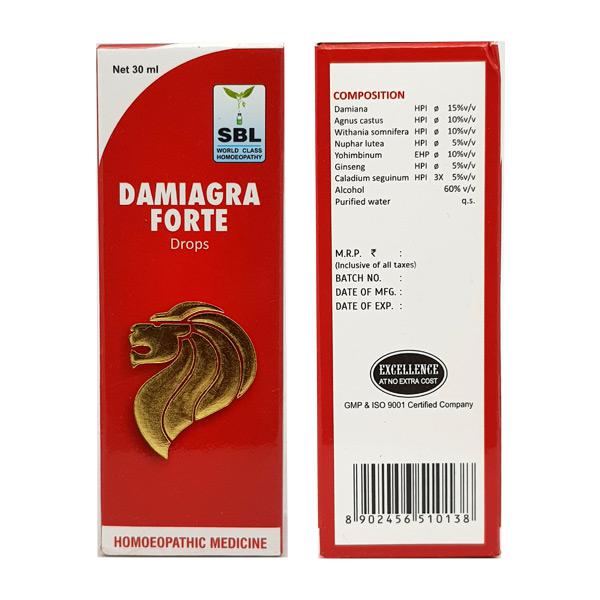 SBL Homeopathy Damiagra Forte Drops - Distacart::29321288286367