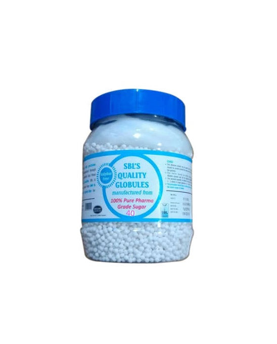 SBL Homeopathy Quality Grade Sugar Globules No : 40::29040037626015