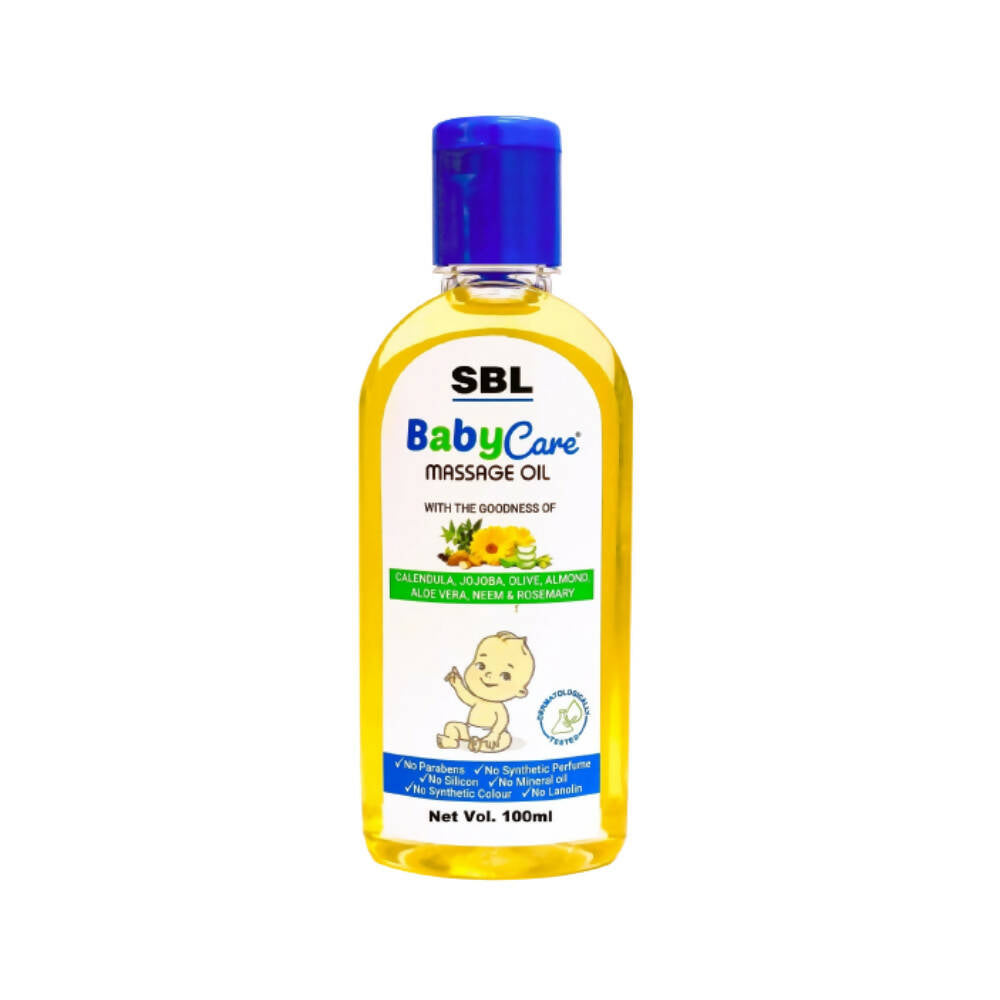 SBL Homeopathy Baby Care Massage Oil - Distacart::34433918435487