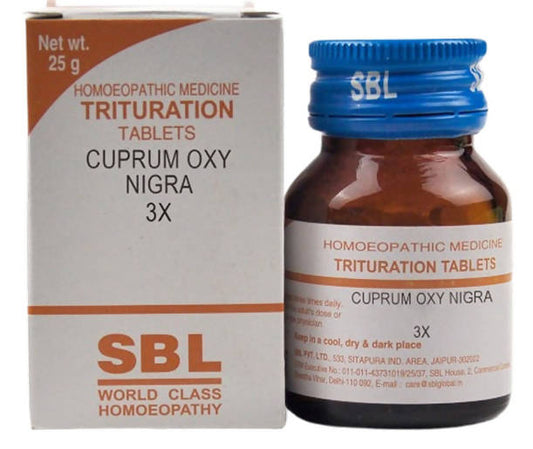 SBL Homeopathy Cuprum Oxy Nigra Trituration Tablets::32501453586591