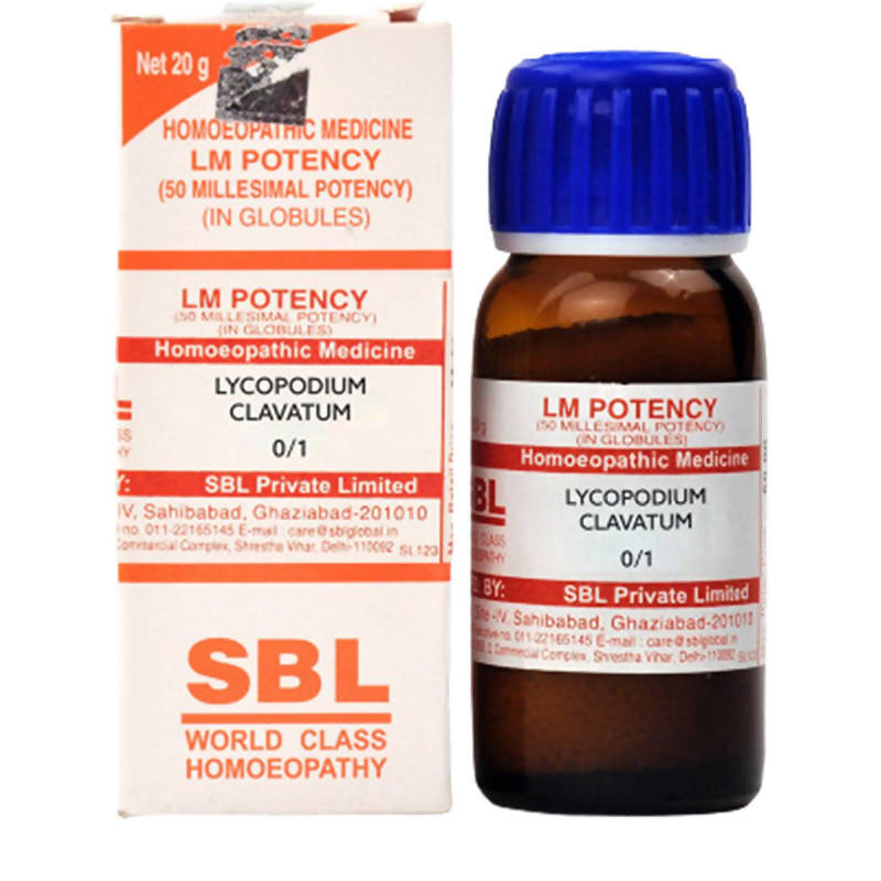 SBL Homeopathy Lycopodium Clavatum LM Potency - Distacart::30578955124895