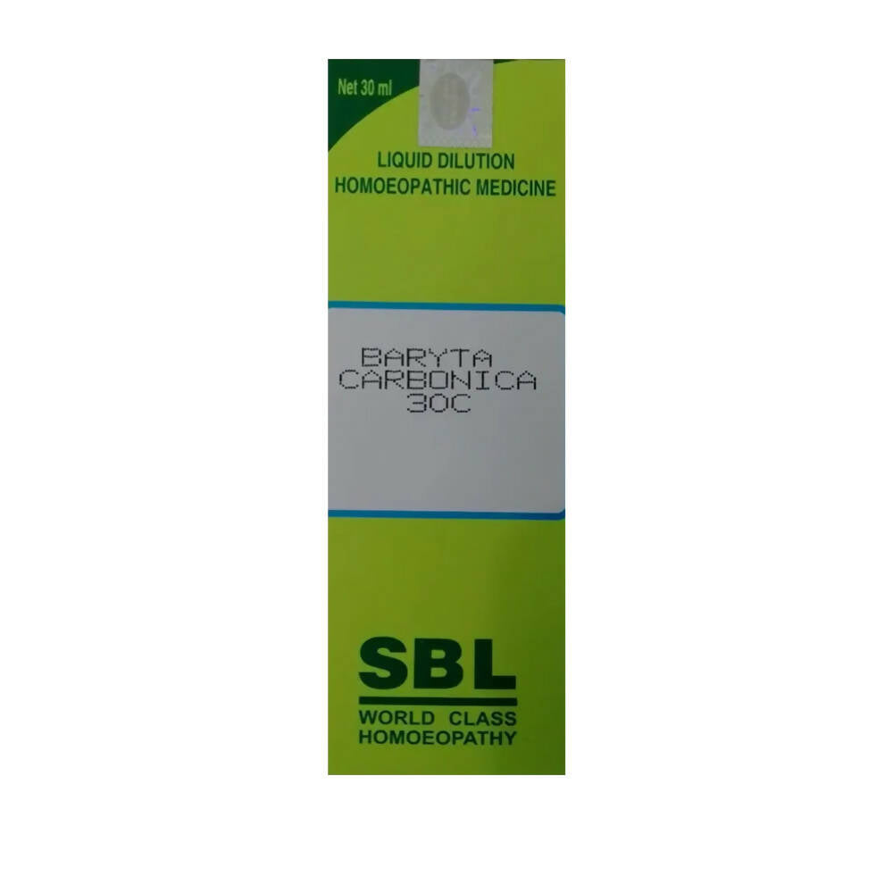 SBL Homeopathy Baryta Carbonica Dilution - Distacart::34866140086431