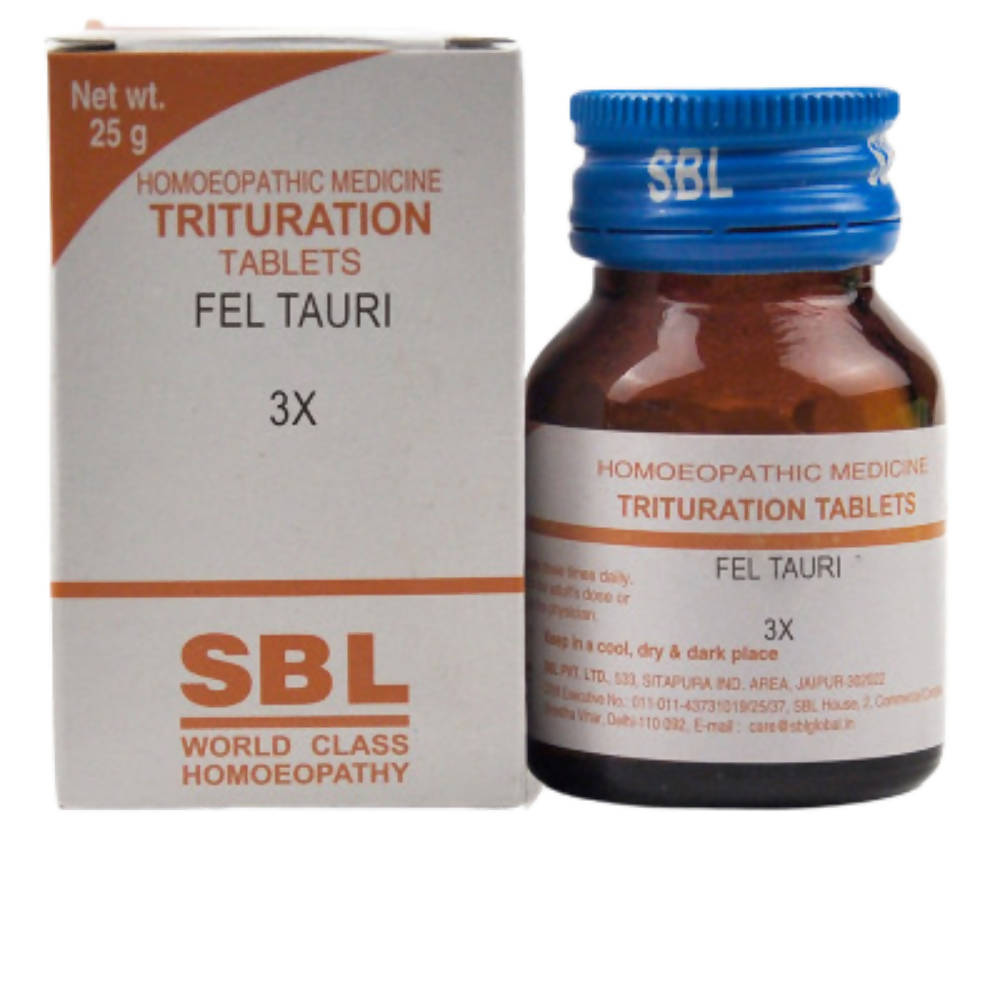 SBL Homeopathy Fel Tauri Trituration Tablets - Distacart::28400734175391