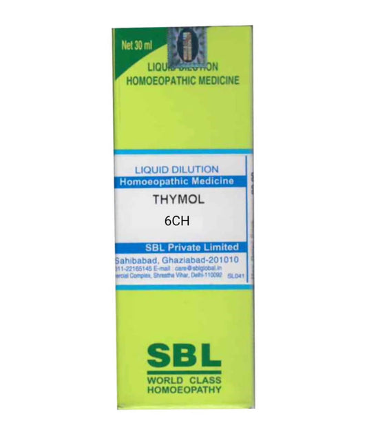 SBL Homeopathy Thymol Dilution::31714089894047