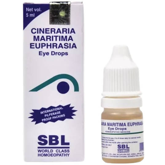 SBL Homeopathy Cineraria Maritima Euphrasia Eye Drops - Distacart::33078397403295