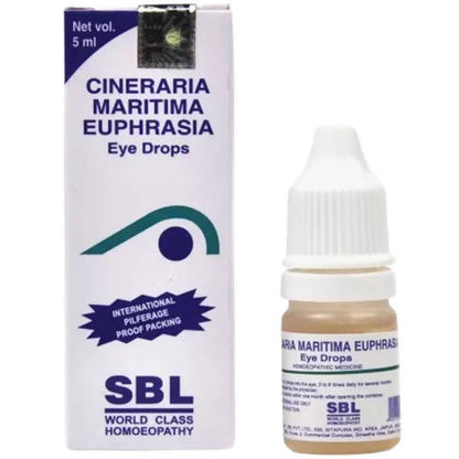 SBL Homeopathy Cineraria Maritima Euphrasia Eye Drops - Distacart::33078397403295