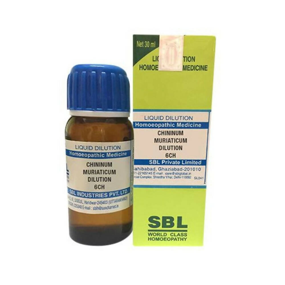 SBL Homeopathy Chininum Muriaticum Dilution - Distacart::34865889968287
