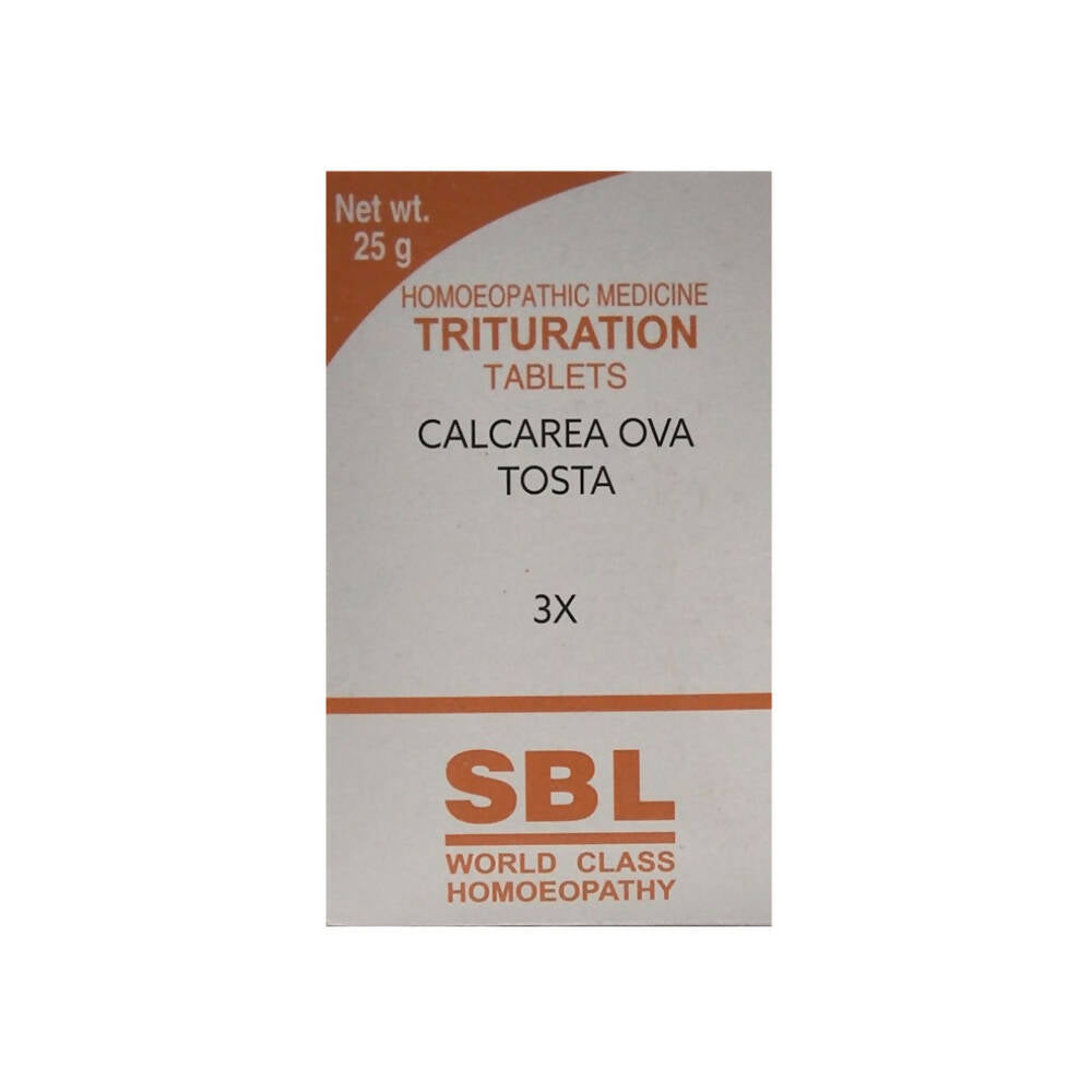 SBL Homeopathy Calcarea Ova Tosta Trituration Tablets - Distacart::34865820467359