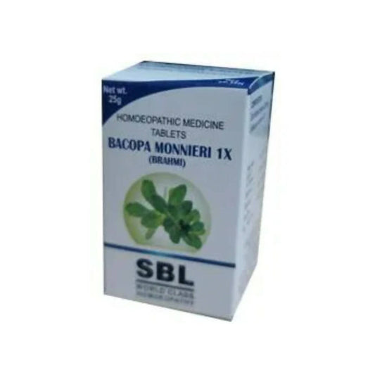 SBL Homeopathy Bacopa Monnieri Tablets - Distacart::34866140315807