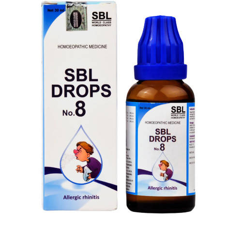 SBL Homeopathy Drops No. 8 Allergic Rhinitis::29483569840287