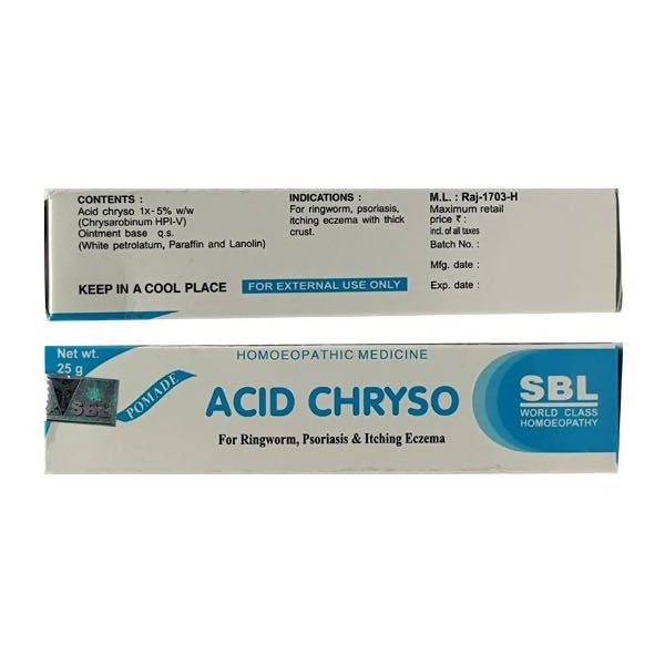 SBL Homeopathy Acid Chryso Ointment::29768918073503