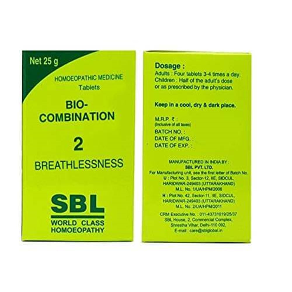 SBL Homeopathy Bio-Combination 2 Tablet::29635736993951