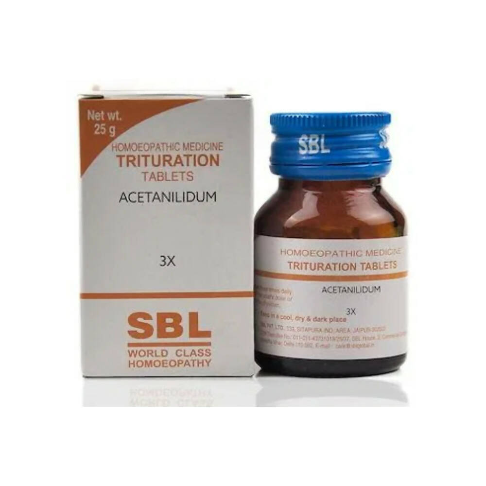 SBL Homeopathy Acetanilidum Trituration Tablets - Distacart::34868797538463