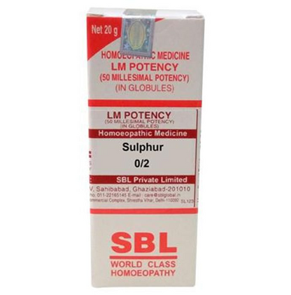 SBL Homeopathy Sulphur LM Potency - Distacart::36345182290079