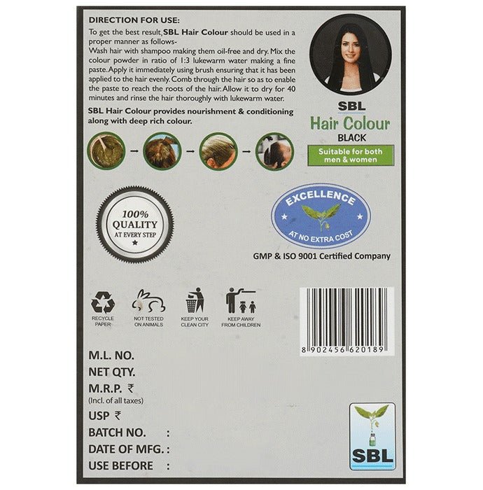 SBL Hair Colour Black - Distacart::39450115637407