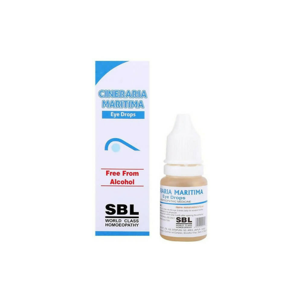 SBL Homeopathy Cineraria Maritima Eye Drops Free From Alcohol - Distacart::34388883931295