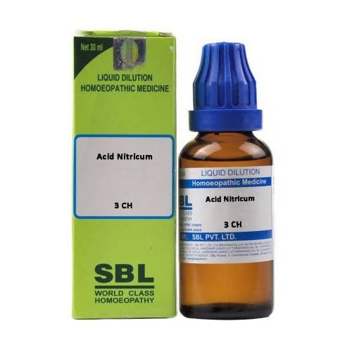 SBL Homeopathy Acid Nitricum Dilution 3 CH (30 ml)::29654257565855
